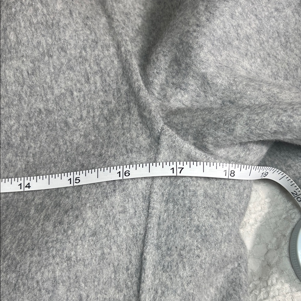 Belle & Bloom Gray Trench Coat wool blend size S - Picture 5 of 15